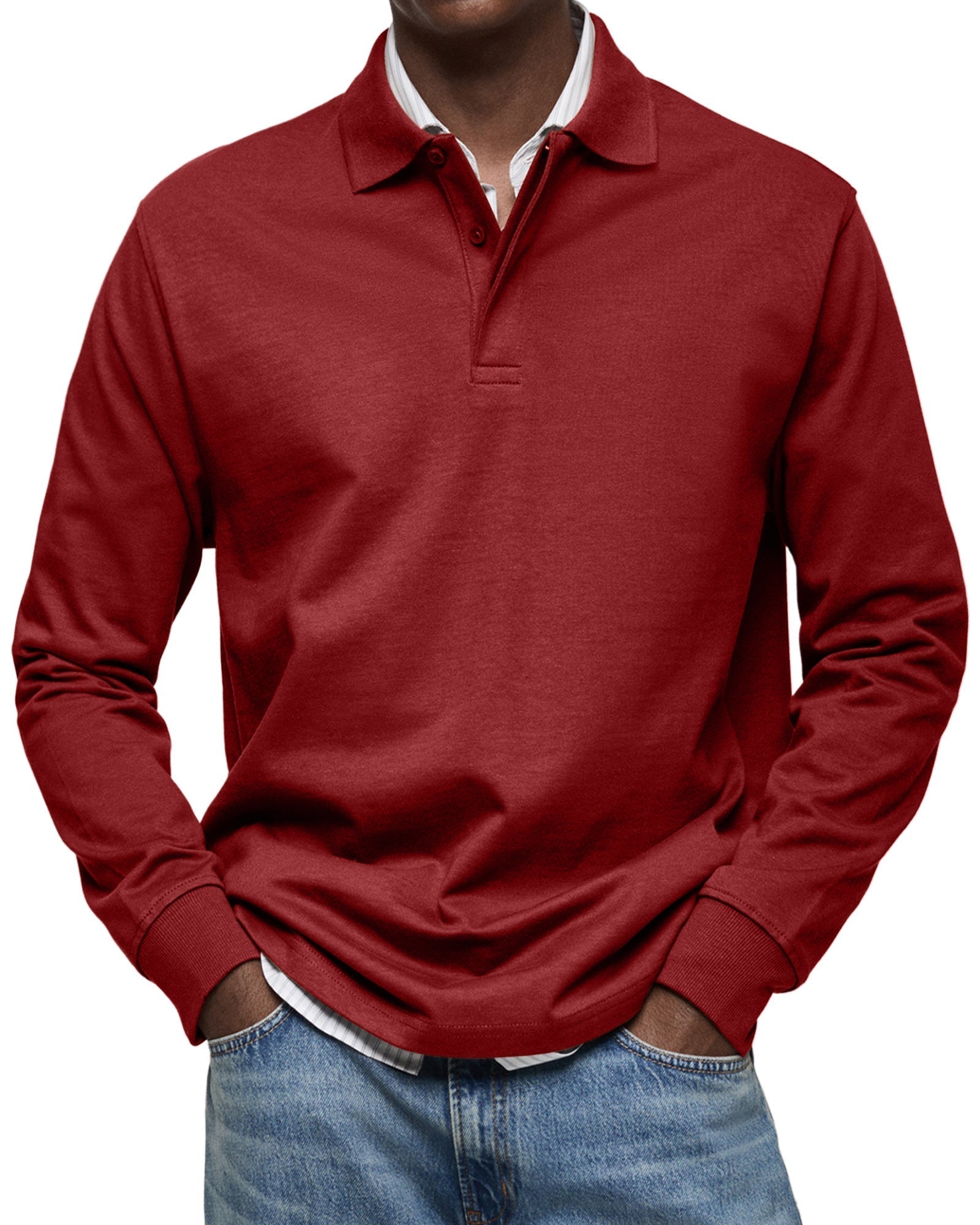 Alexandre™ | Polo S Dugim Rukavima Casual