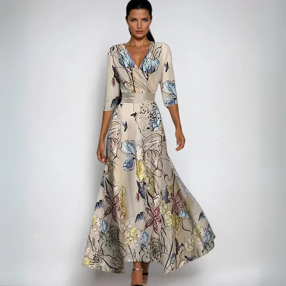 Emily™ | Elegantna cvjetna haljina s ovitkom