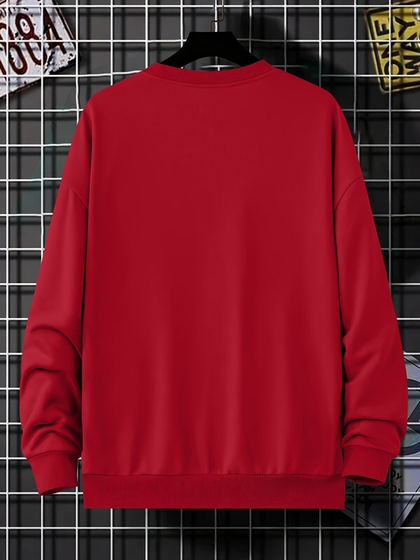 Trendy Oversized Pulover s 'Milano'-Printom za Muškarce | Savršeno za Jesen i Zimu