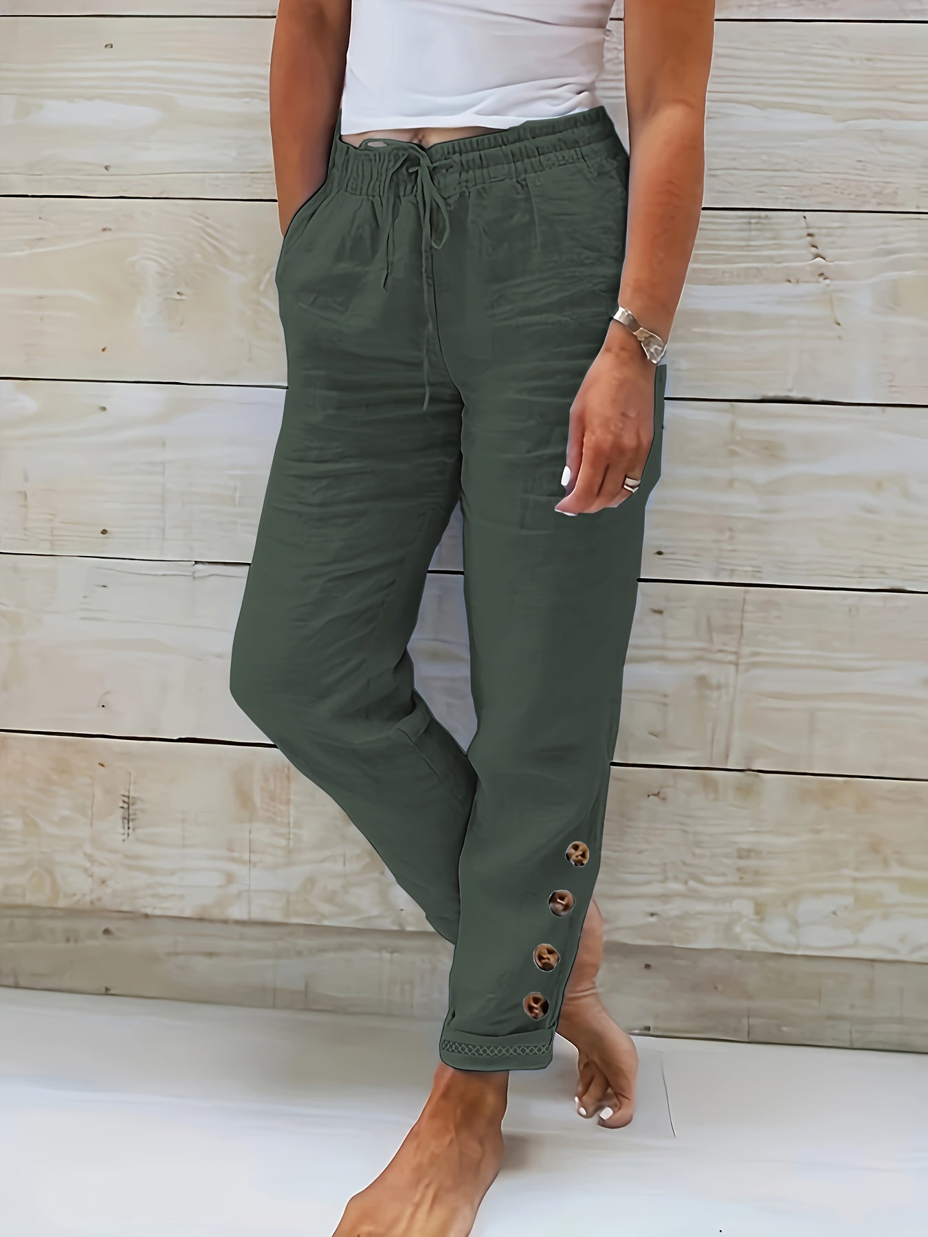 Amelia | Casual Ravne Hlače