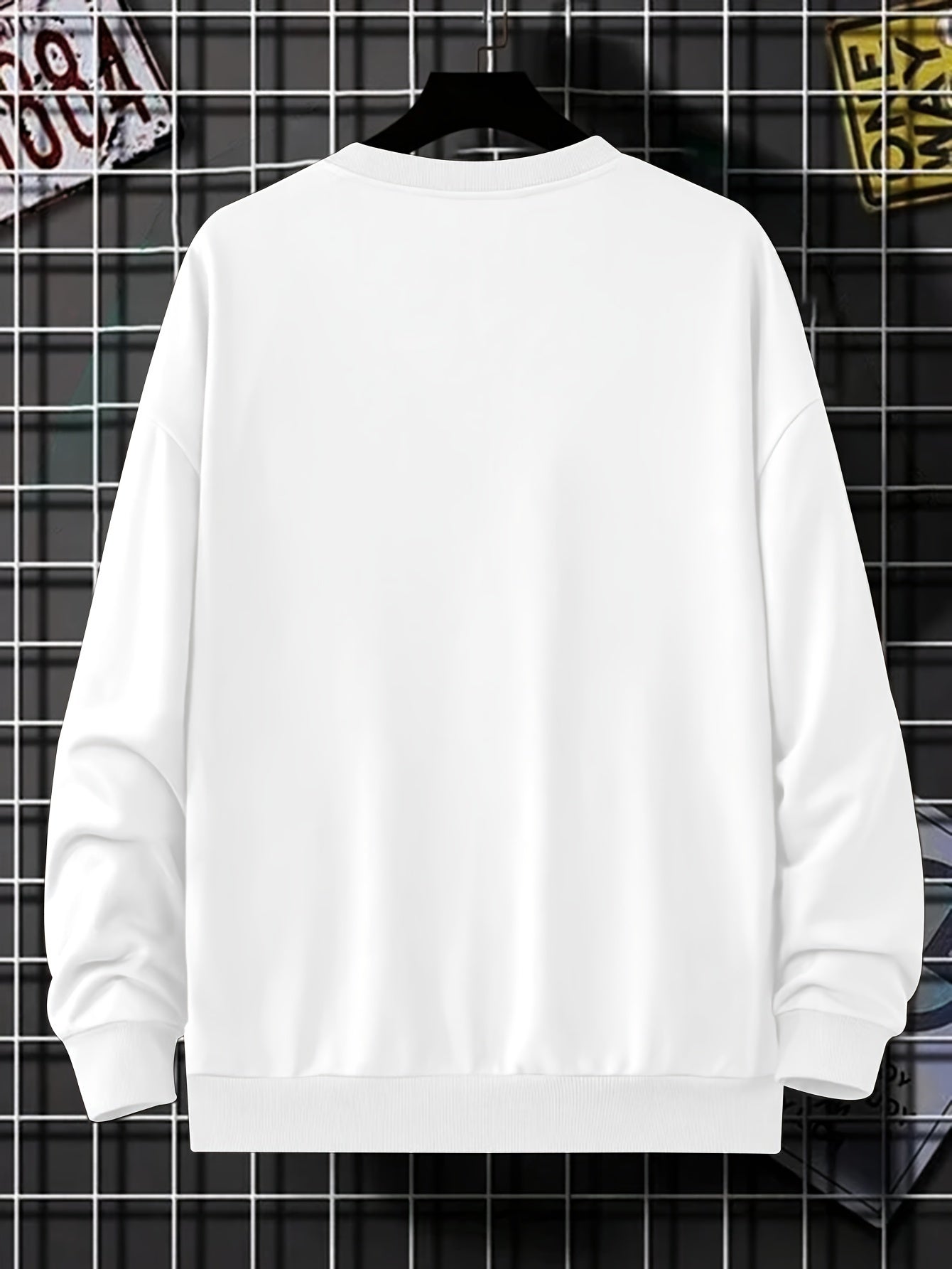 Trendy Oversized Pulover s 'Milano'-Printom za Muškarce | Savršeno za Jesen i Zimu
