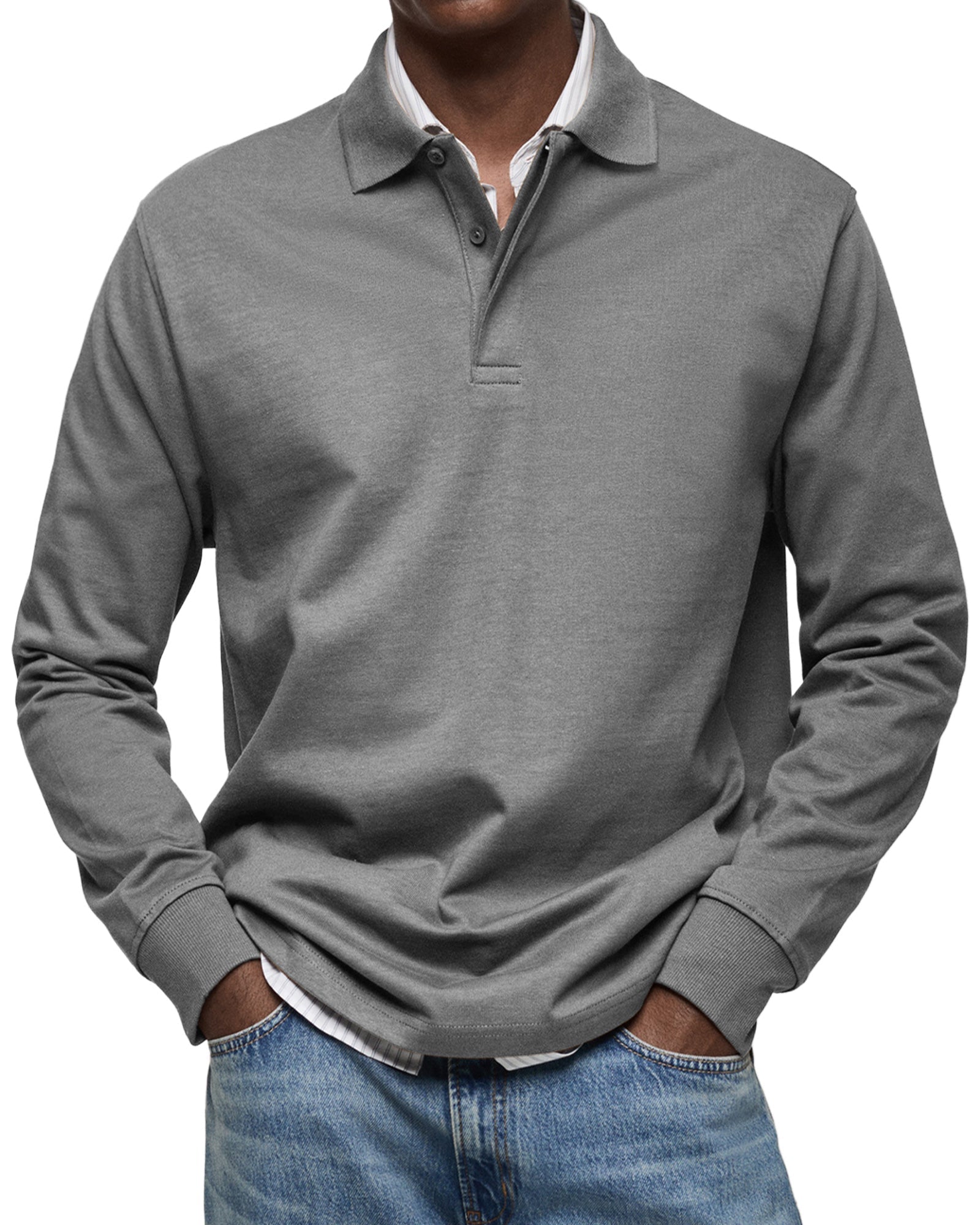 Alexandre™ | Polo S Dugim Rukavima Casual