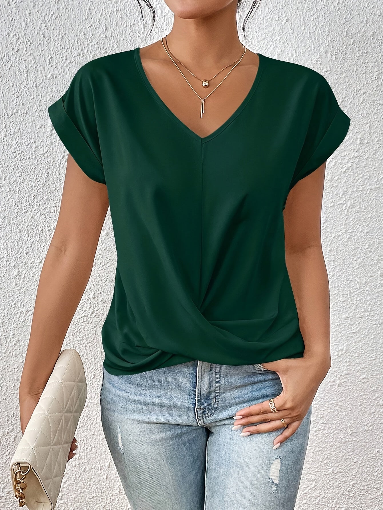 Eloise | Top s V-izrezom i detaljem čvora