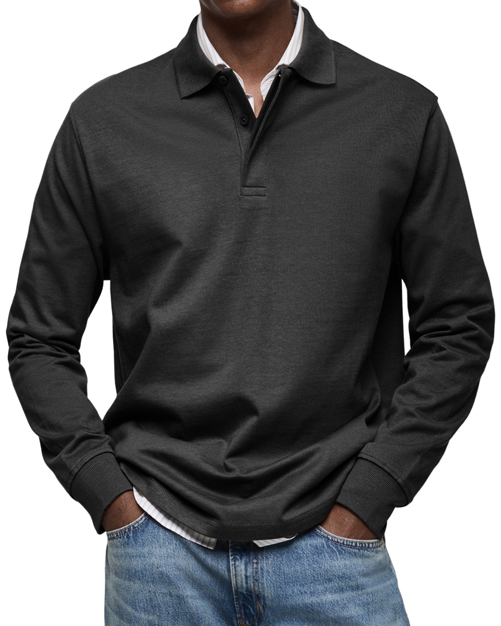 Alexandre™ | Polo S Dugim Rukavima Casual