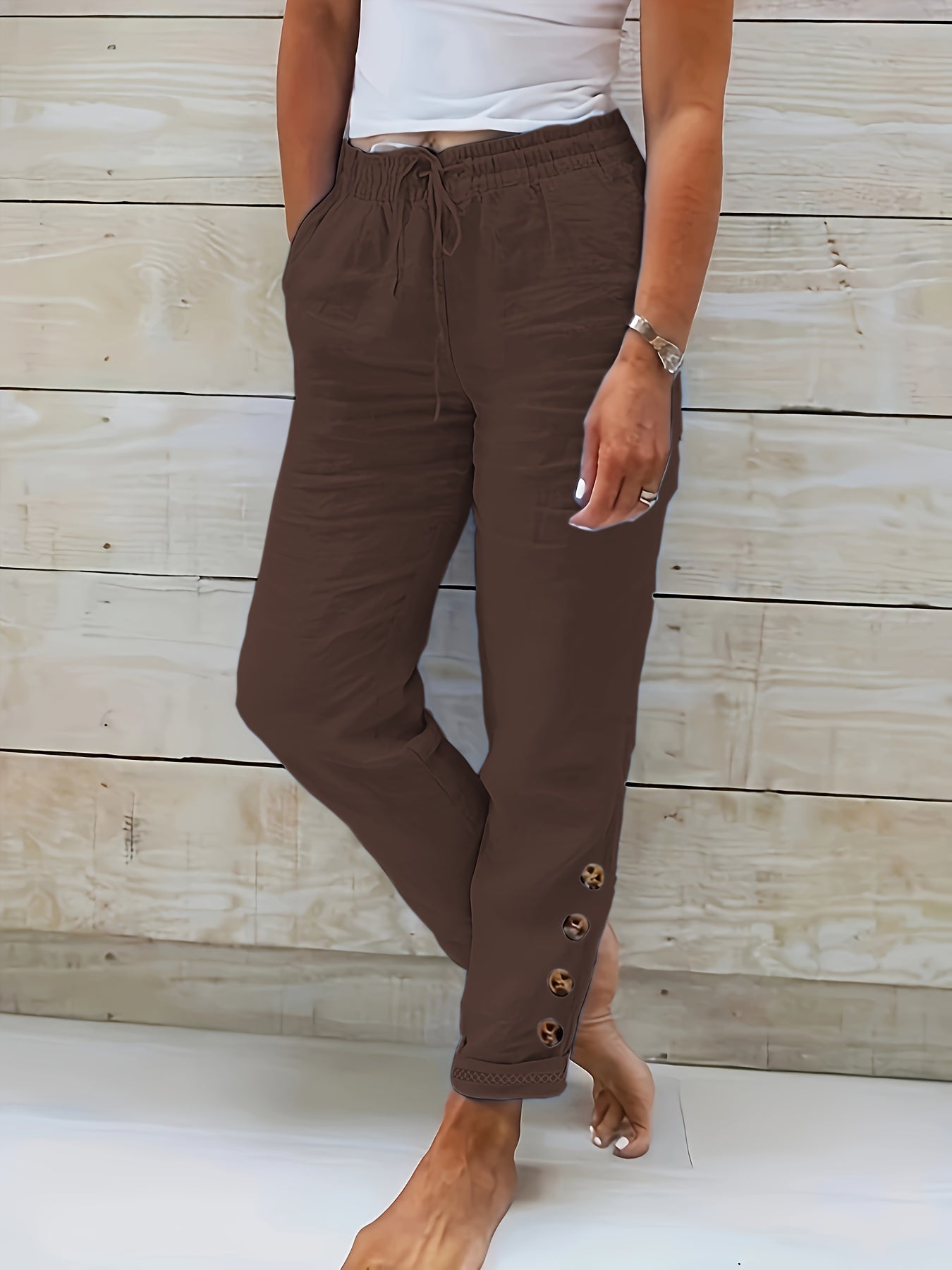 Amelia | Casual Ravne Hlače