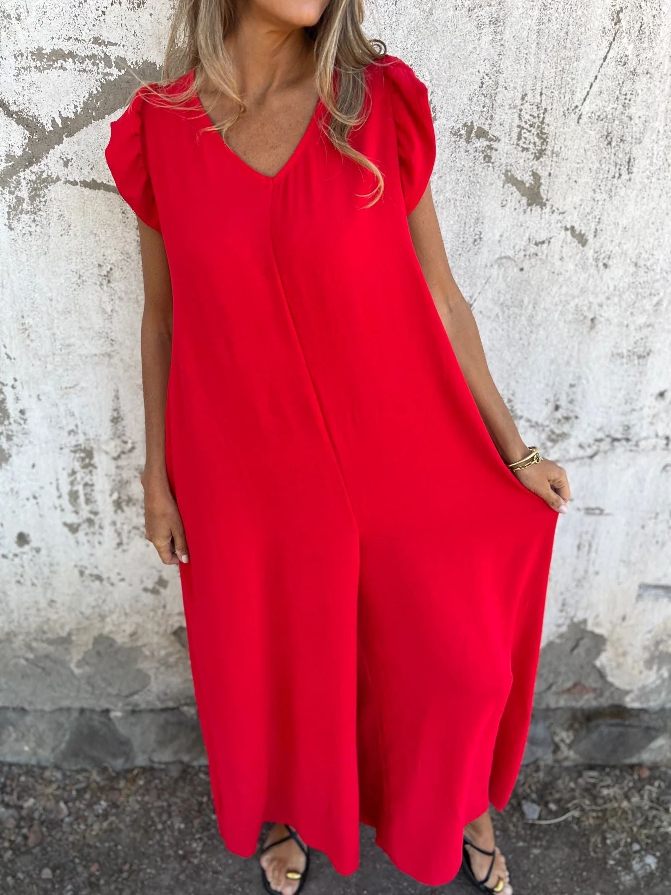 Aurelia | Jumpsuit s leopard uzorkom i prednjim džepovima