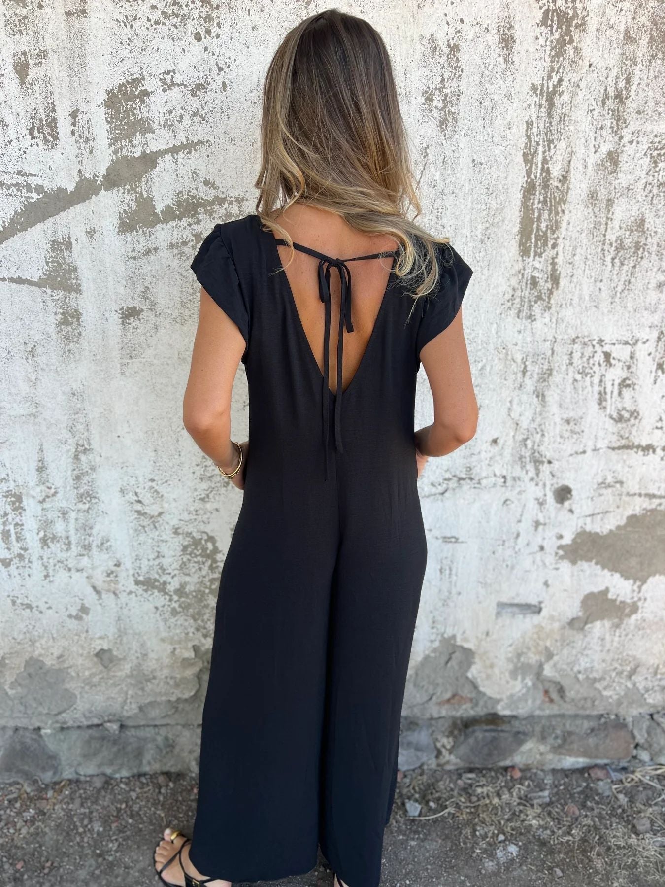 Aurelia | Jumpsuit s leopard uzorkom i prednjim džepovima