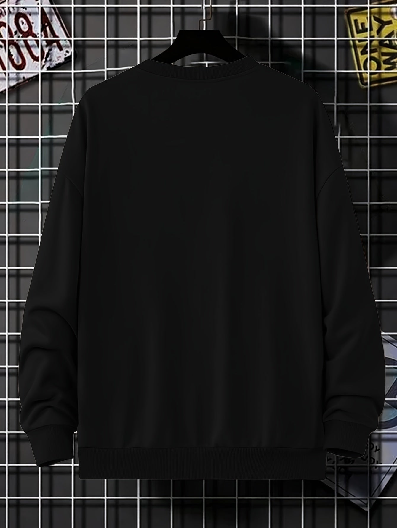 Trendy Oversized Pulover s 'Milano'-Printom za Muškarce | Savršeno za Jesen i Zimu