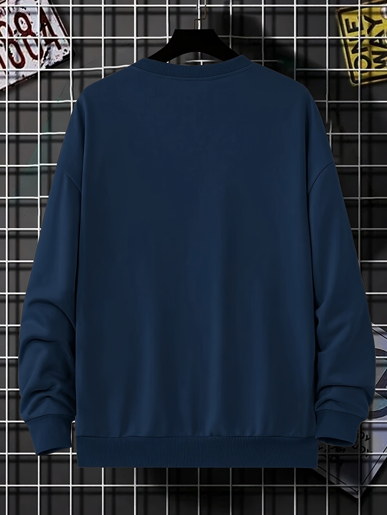 Trendy Oversized Pulover s 'Milano'-Printom za Muškarce | Savršeno za Jesen i Zimu