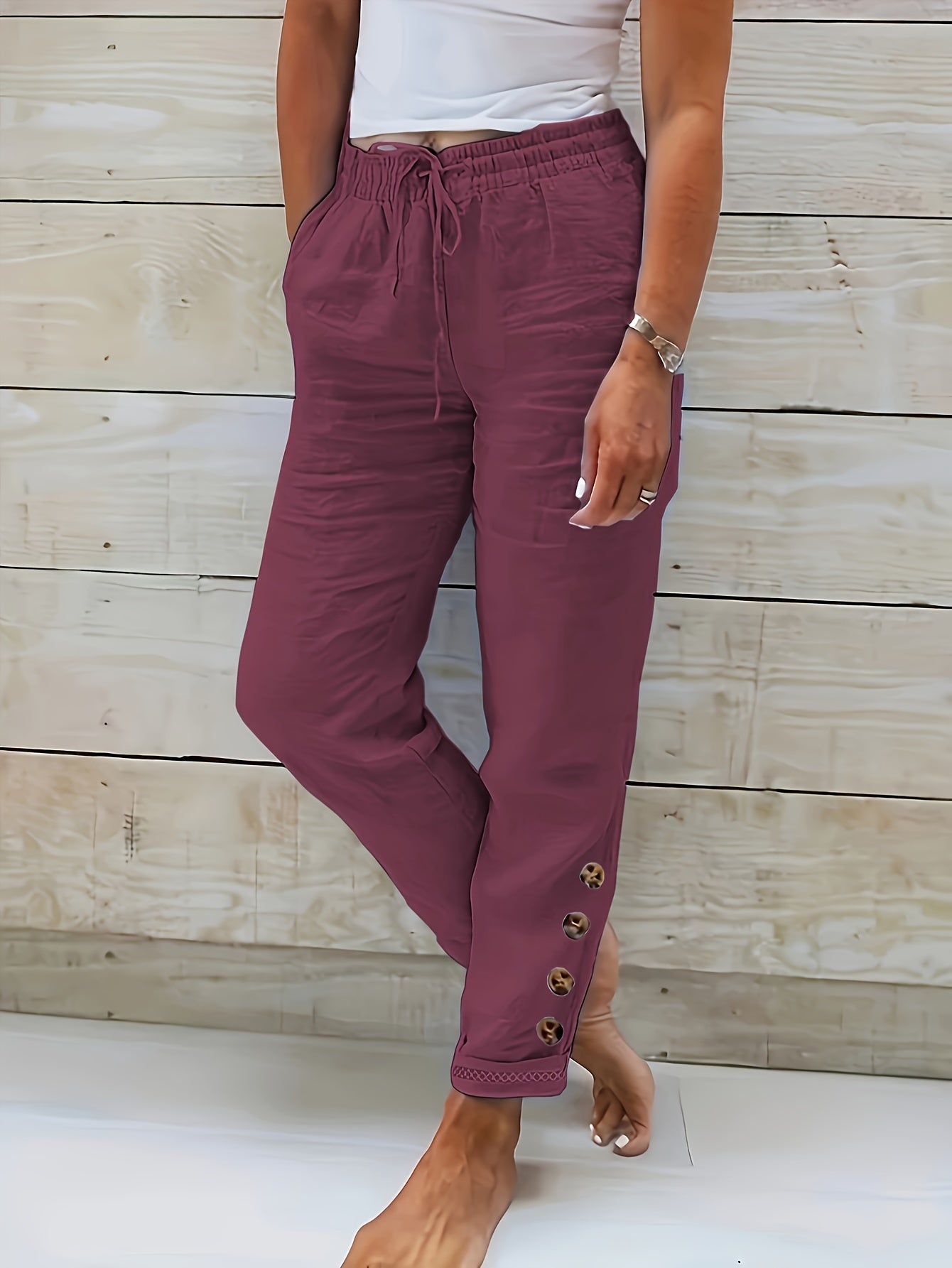 Amelia | Casual Ravne Hlače