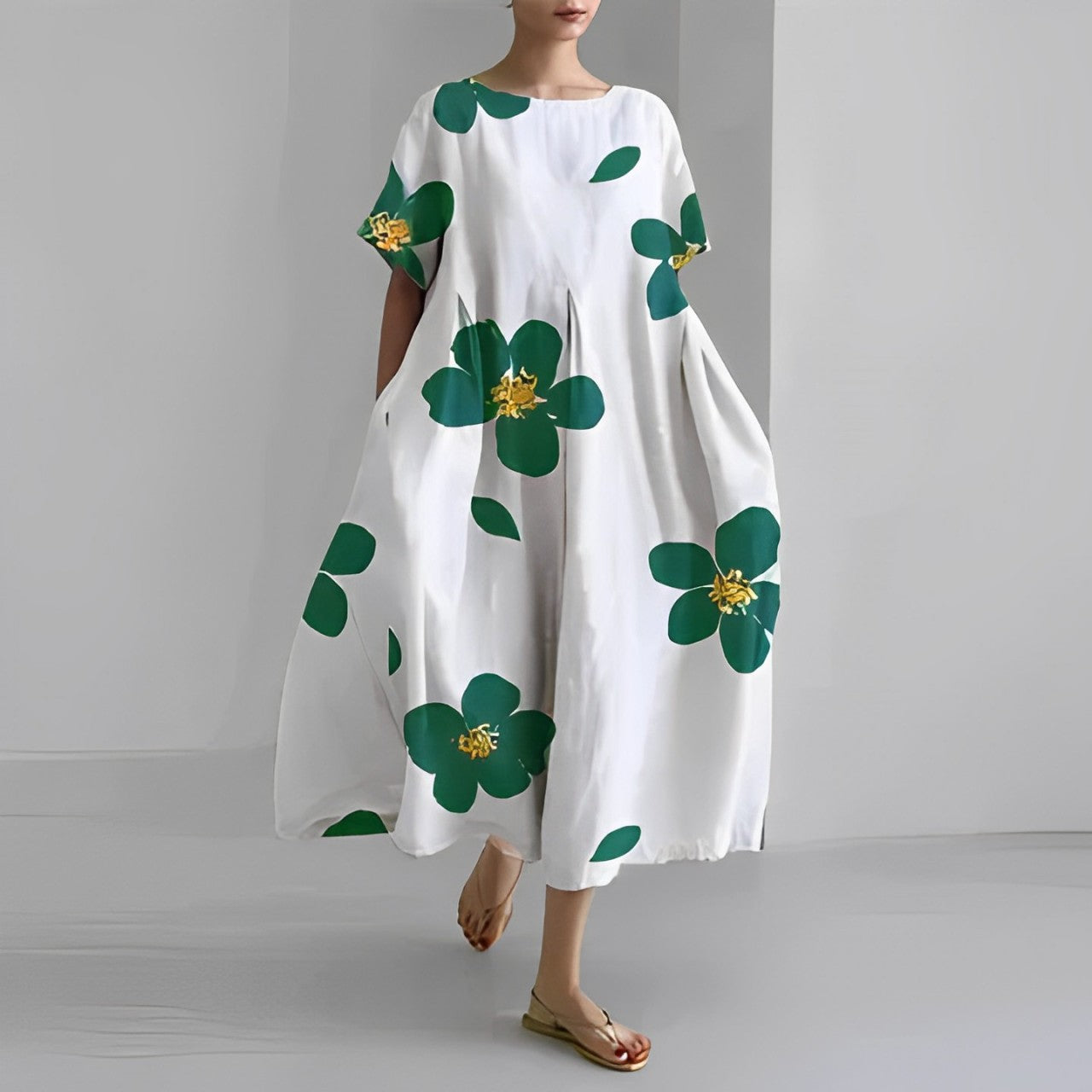 Amelia - cvjetna haljina u boho stilu