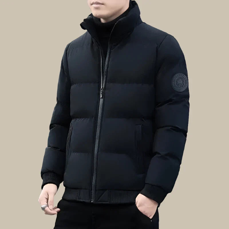Divalo Puffer | Stylish Kratka Zimska Jakna za Muškarce s Ovratnikom