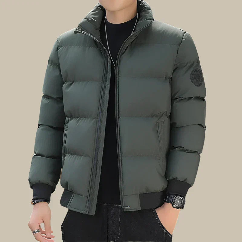 Divalo Puffer | Stylish Kratka Zimska Jakna za Muškarce s Ovratnikom