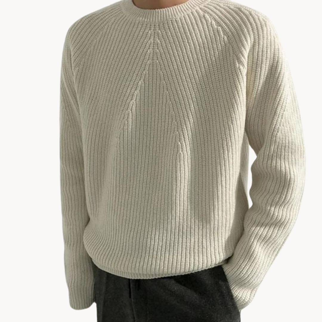Anibal | Rebrasti Pulover - Premium Pleteni Pulover s Dugim Rukavima, Casual & Udoban