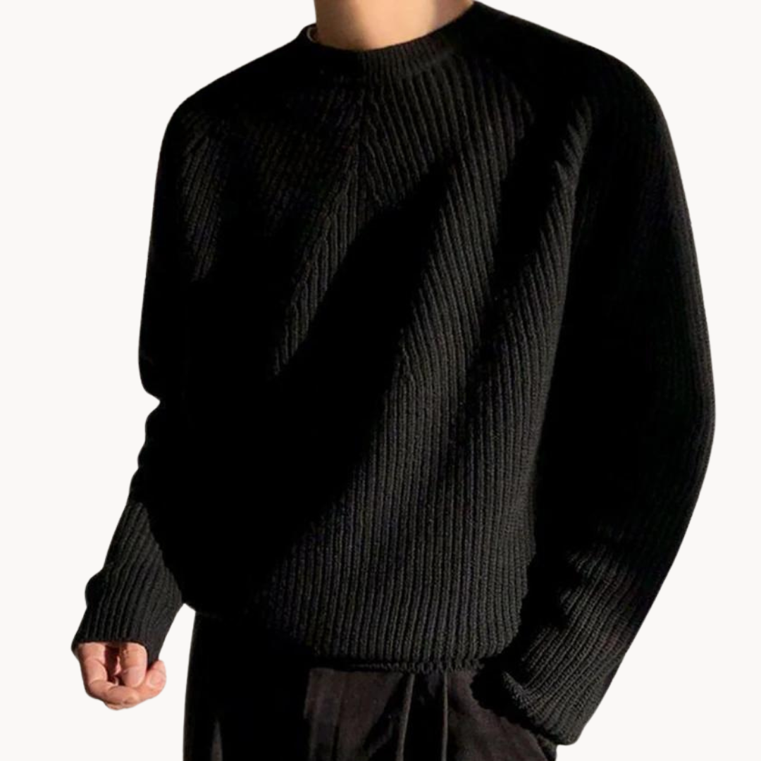 Anibal | Rebrasti Pulover - Premium Pleteni Pulover s Dugim Rukavima, Casual & Udoban