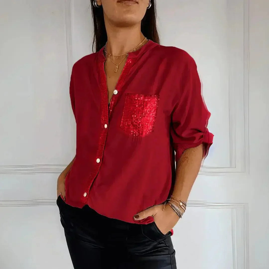 Alena | Elegantna bluzica bez nabora