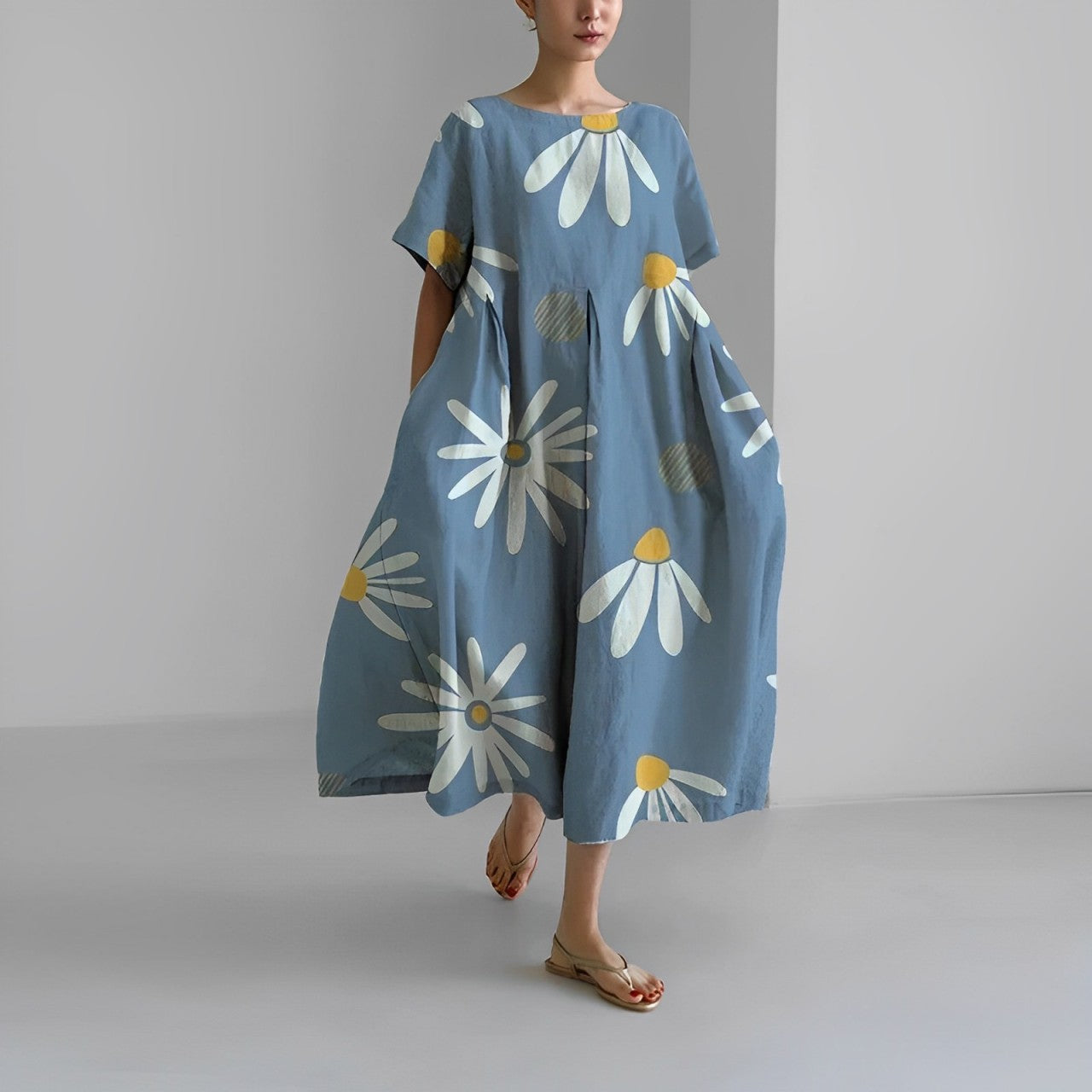 Amelia - cvjetna haljina u boho stilu