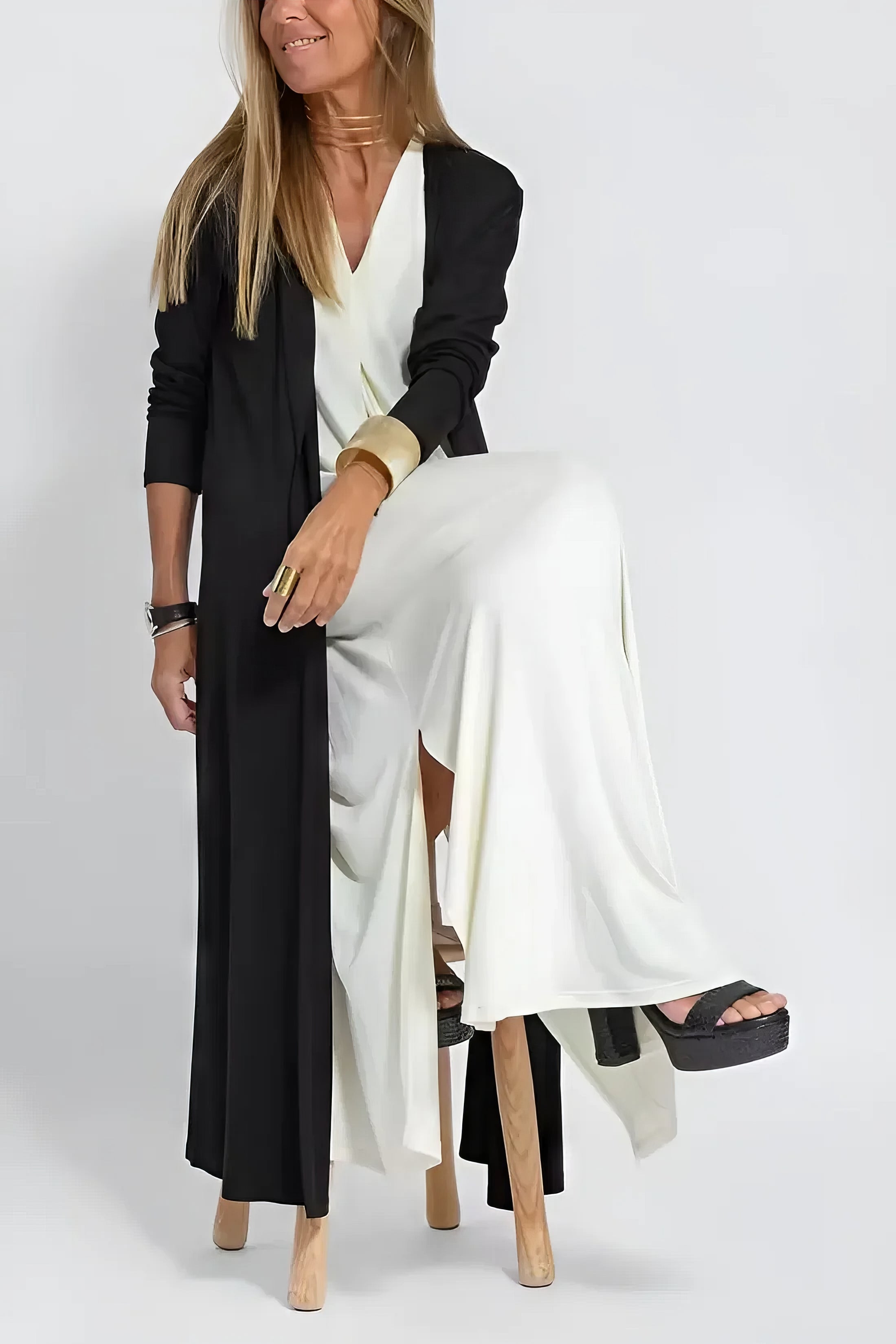 Natalia™ | Elegantna duga haljina + odgovarajući kardigan u poklon paketu